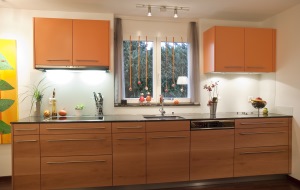 Küche Birnbaum/orange